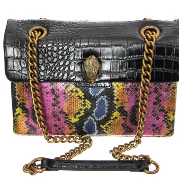 Kurt Geiger Handbags - KURT GEIGER Kensington X Multicoloured Leather Crossbody Bag